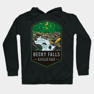 Becky Falls Dartmoor National Park Hoodie